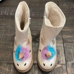 Unicorn cat and Jack toddler boots